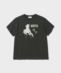 VTG LOGO T-SHIRT (CHARCOAL)