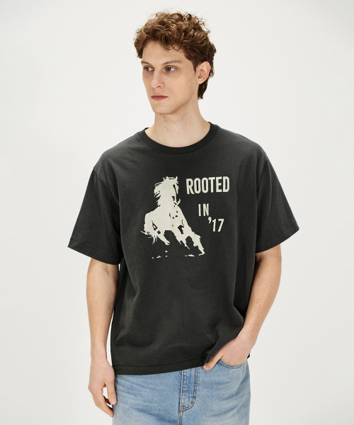 SHIRTER(シャーター)の「VTG LOGO T-SHIRT (CHARCOAL)(Tシャツ/カットソー・メンズ・その他・SMALL/MEDIUM/LARGE)」の5枚目の写真