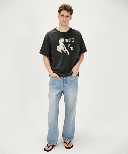 SHIRTER(シャーター)の「VTG LOGO T-SHIRT (CHARCOAL)(Tシャツ/カットソー・メンズ・その他・SMALL/MEDIUM/LARGE)」の6枚目の写真