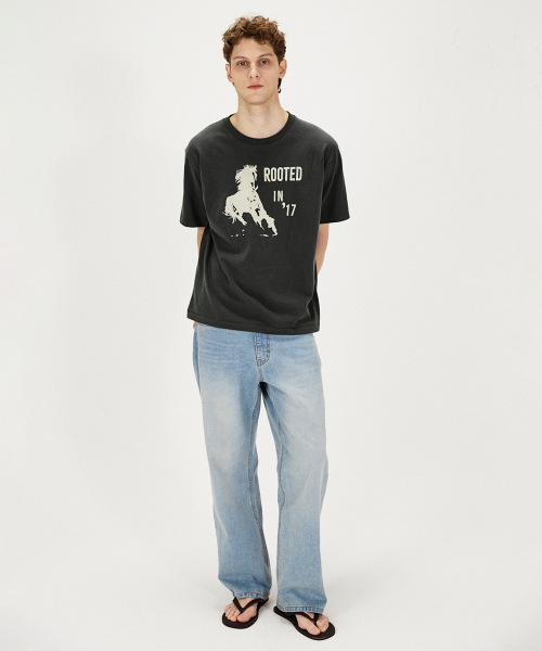 SHIRTER(シャーター)の「VTG LOGO T-SHIRT (CHARCOAL)(Tシャツ/カットソー・メンズ・その他・SMALL/MEDIUM/LARGE)」の7枚目の写真