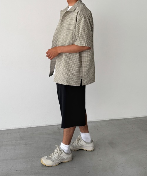 CANAL JEAN(キャナルジーン)の「choice_cnl サッカーチェックシャツ(シャツ/ブラウス・レディース・カーキ・ONE SIZE)」の7枚目の写真