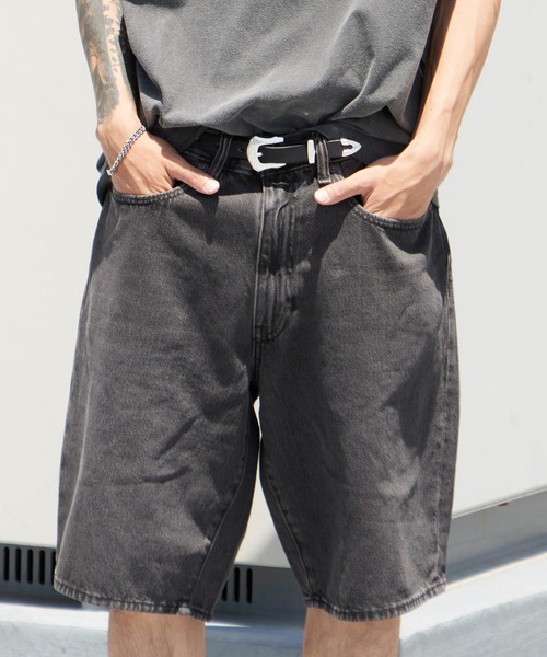 激レアMasato hayasi着用 FILTHデニム　サイズ2 セール】LEVI'S/リーバイス 478 BAGGY SHORTS バギーデニムショーツ