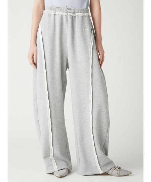 FURFUR(ファーファー)の「【WEB・一部店舗限定カラー】スウェットワイドパンツ(その他パンツ・レディース・クリーム/ネイビー/ピンク/グレー・F)」の10枚目の写真