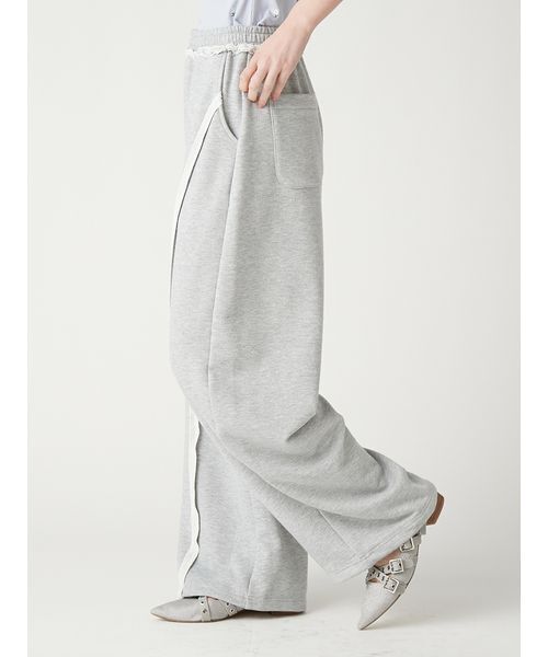 FURFUR(ファーファー)の「【WEB・一部店舗限定カラー】スウェットワイドパンツ(その他パンツ・レディース・クリーム/ネイビー/ピンク/グレー・F)」の12枚目の写真