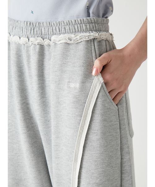 FURFUR(ファーファー)の「【WEB・一部店舗限定カラー】スウェットワイドパンツ(その他パンツ・レディース・クリーム/ネイビー/ピンク/グレー・F)」の13枚目の写真