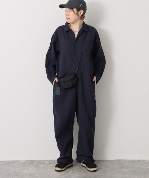 JOURNAL STANDARD LUXE(ジャーナルスタンダード ラックス)の「【HTS】COTTON LINEN OVERALLS(つなぎ/オールインワン・レディース・ベージュ・46)」の5枚目の写真
