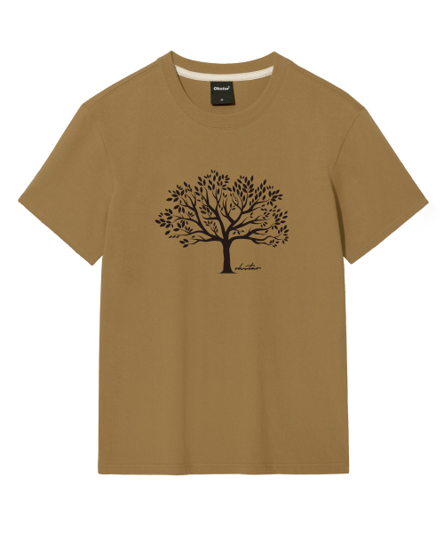 OKSTAR（オクスター）の「木の半袖（Tシャツ/カットソー・レディース・ホワイト/グレー/ネイビー/ダークグリーン/ブラック/ダークブルー/クリーム/ライトグレー/ライトベージュ/ダークグレー/カーキ・SMALL/MEDIUM/LARGE/X-LARGE/2XL/3XL/4XL）」の20枚目の写真
