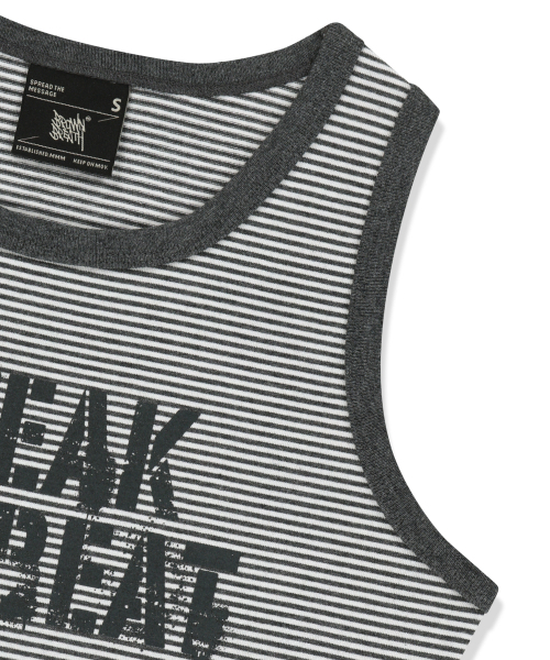 BROWNBREATH（ブラウンブレス）の「W BREAK THE BEAT SLEEVELESS - GREY（Tシャツ/カットソー・レディース・その他・SMALL/MEDIUM）」の4枚目の写真