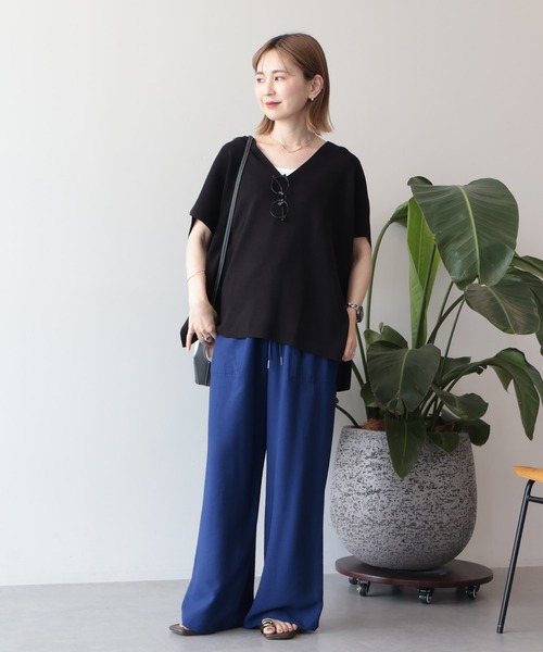 AMERICAN HOLIC(アメリカンホリック)の「【UVカット】Vネックニットベスト(ニット/セーター・レディース・ブラック/ベージュ/キャメル・FREE)」の14枚目の写真