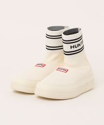 【HUNTER】ハンター IN OUT KNITTED SOCK SLIPPER(イン/アウト ニッテッド ソック スリッパ)UFS7113REN