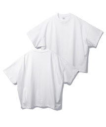PRINOAR（プリノア）の「リファインドヒューズ ヘビーウェイトオーバーサイズ半袖Tシャツ - ホワイト（Tシャツ/カットソー）」