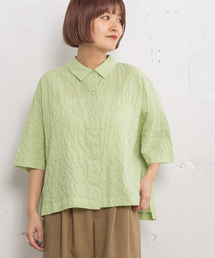 ちりちりローンワイドシャツ