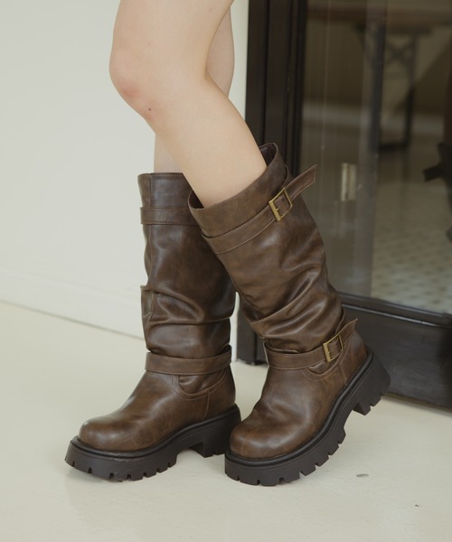 repipi armario(レピピ アルマリオ)の「インヒールエンジニアブーツ(ブーツ・キッズ・ブラック/ブラウン・SMALL/MEDIUM/LARGE)」の5枚目の写真