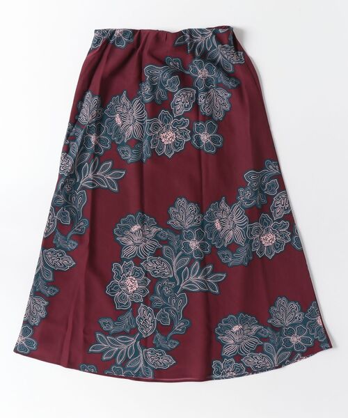 BANANA REPUBLIC FACTORY STORE(バナナリパブリック ファクトリーストア)の「BANANA REPUBLIC FACTORY STORE クラッシュドサテン ミディスリップスカート(スカート・レディース・レッド系その他/オリーブ・S/M/XS/L)」の3枚目の写真