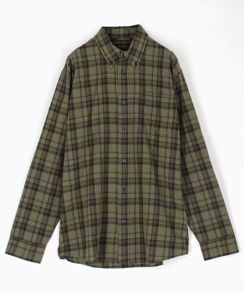 FILSON(フィルソン)の「FILSON/フィルソン Madras Button-Down Shirt/マドラス ボタンダウン シャツ(シャツ/ブラウス・メンズ・ブラウン/オリーブ・X-SMALL/X-LARGE/LARGE/MEDIUM/SMALL)」の1枚目の写真