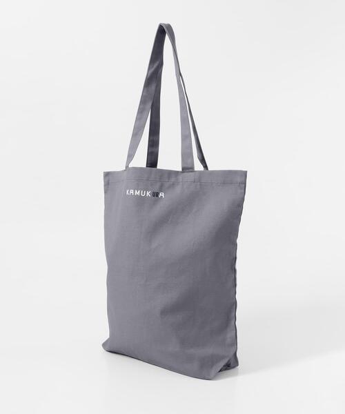 Collaboration URBAN RESEARCH（コラボレーションアーバンリサーチ）の「KAMUKURA×UR　TOTE BAG Bowls（トートバッグ・レディース・チャコールグレー/オフホワイト・ONE）」の17枚目の写真
