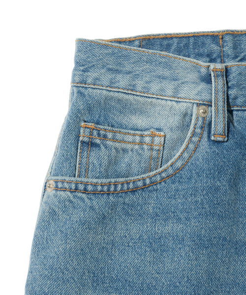 OTHERFITS（アザーフィッツ）の「デストロイドリペアデニムバミューダパンツ（中青）（その他パンツ・メンズ・その他・MEDIUM/LARGE）」の4枚目の写真