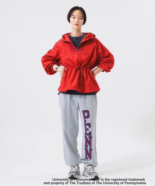BEAMS BOY(ビームスボーイ)の「ツートーン アノラック(ブルゾン・レディース・ネイビー/ベージュ/レッド・2/1/0)」の4枚目の写真