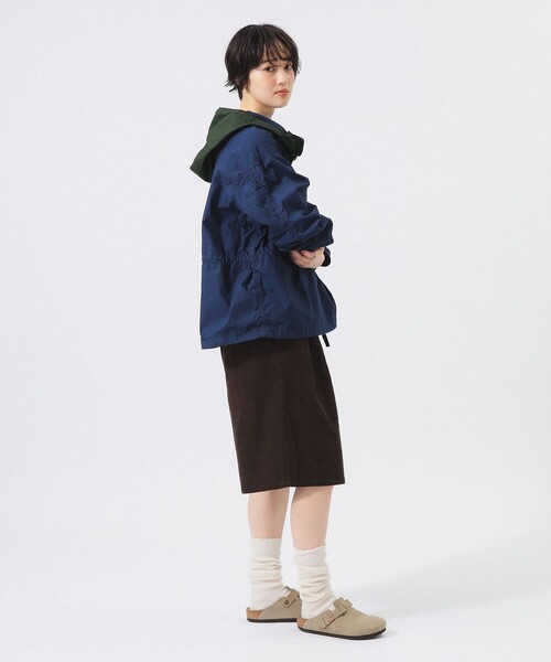 BEAMS BOY(ビームスボーイ)の「ツートーン アノラック(ブルゾン・レディース・ネイビー/ベージュ/レッド・2/1/0)」の8枚目の写真