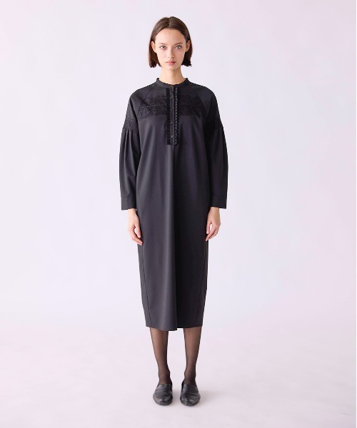 Marilyn Moon(マリリンムーン)の「heather eyelash lace dress(ワンピース・レディース・ホワイト/ネイビー/チャコールグレー・FREE)」の19枚目の写真