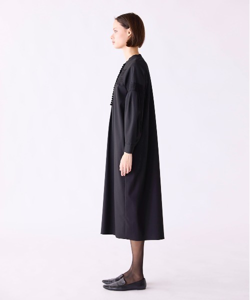 Marilyn Moon(マリリンムーン)の「heather eyelash lace dress(ワンピース・レディース・ホワイト/ネイビー/チャコールグレー・FREE)」の20枚目の写真