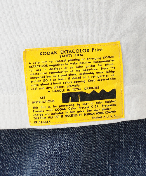 KODAK（コダック）の「KODAK/コダック Mailer Graphic ShortSleeve Tシャツ（Tシャツ/カットソー・レディース・ホワイト・MEDIUM）」の16枚目の写真