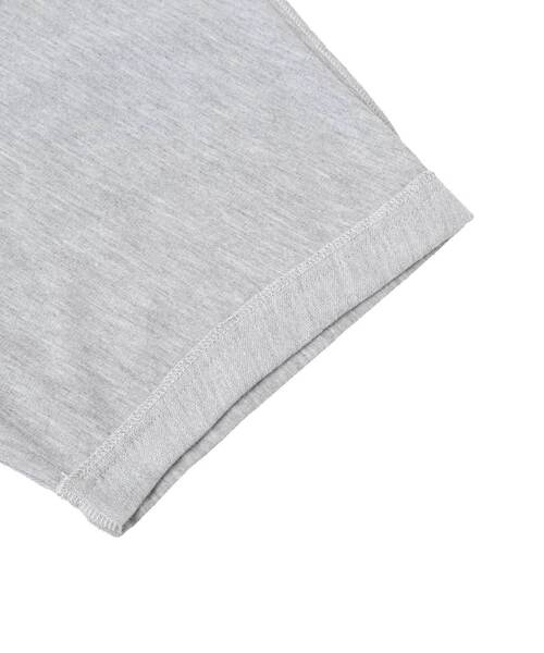 CONVERSE TOKYO(コンバーストウキョウ)の「SPINDLE LOGO SWITCHING TEE(Tシャツ/カットソー・レディース・杢グレー/ブラック・MEDIUM/SMALL)」の6枚目の写真