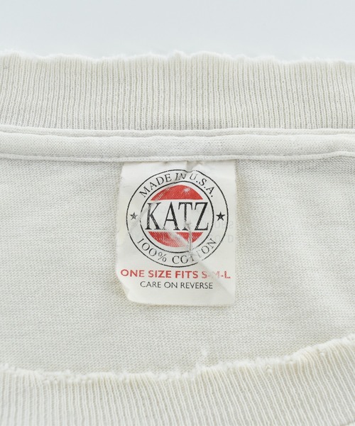 VINTAGE（ヴィンテージ）の「【USED】90’s KATZ Cat アニマルTシャツ USA製（Tシャツ/カットソー・メンズ・ホワイト・X-LARGE）」の3枚目の写真