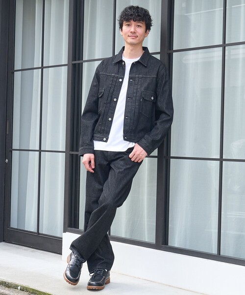 coen（コーエン）の「【C.DENIMS】トラッカーデニムジャケット（デニムジャケット・メンズ・コバルトブルー/ネイビー/ブラック・M/XL/L）」の4枚目の写真