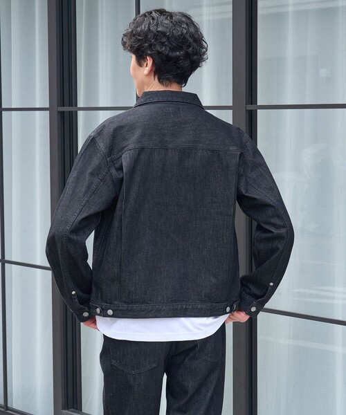 coen（コーエン）の「【C.DENIMS】トラッカーデニムジャケット（デニムジャケット・メンズ・コバルトブルー/ネイビー/ブラック・M/XL/L）」の7枚目の写真