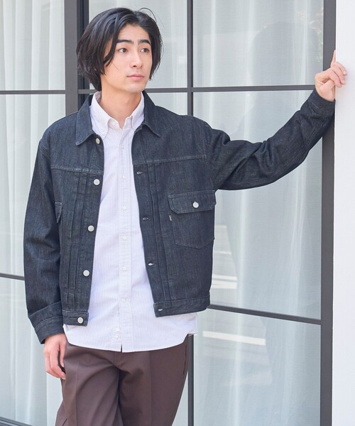 coen（コーエン）の「【C.DENIMS】トラッカーデニムジャケット（デニムジャケット・メンズ・コバルトブルー/ネイビー/ブラック・M/XL/L）」の10枚目の写真