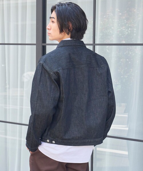 coen（コーエン）の「【C.DENIMS】トラッカーデニムジャケット（デニムジャケット・メンズ・コバルトブルー/ネイビー/ブラック・M/XL/L）」の12枚目の写真