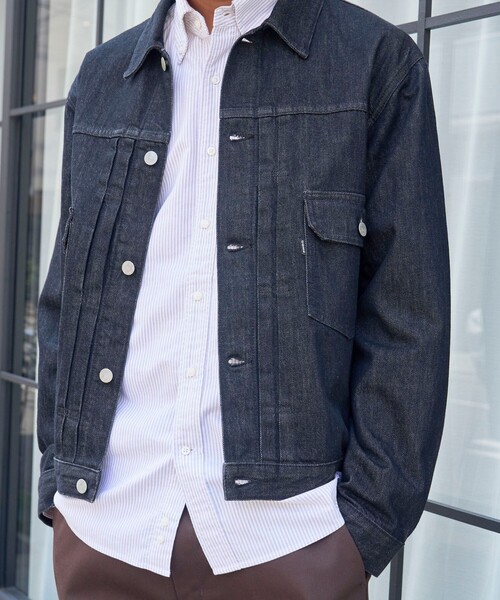 coen（コーエン）の「【C.DENIMS】トラッカーデニムジャケット（デニムジャケット・メンズ・コバルトブルー/ネイビー/ブラック・M/XL/L）」の13枚目の写真