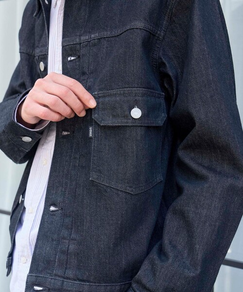 coen（コーエン）の「【C.DENIMS】トラッカーデニムジャケット（デニムジャケット・メンズ・コバルトブルー/ネイビー/ブラック・M/XL/L）」の14枚目の写真