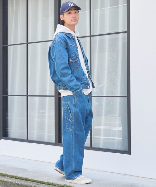 coen（コーエン）の「【C.DENIMS】トラッカーデニムジャケット（デニムジャケット・メンズ・コバルトブルー/ネイビー/ブラック・M/XL/L）」の17枚目の写真