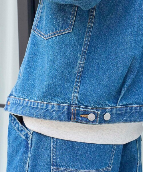 coen（コーエン）の「【C.DENIMS】トラッカーデニムジャケット（デニムジャケット・メンズ・コバルトブルー/ネイビー/ブラック・M/XL/L）」の22枚目の写真