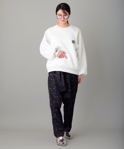 FLUMOR（フラマー）の「オリジナルチェリープリントデザインパンツ（その他パンツ・レディース・ブラック・38）」の6枚目の写真