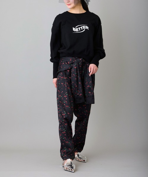 FLUMOR（フラマー）の「オリジナルチェリープリントデザインパンツ（その他パンツ・レディース・ブラック・38）」の20枚目の写真