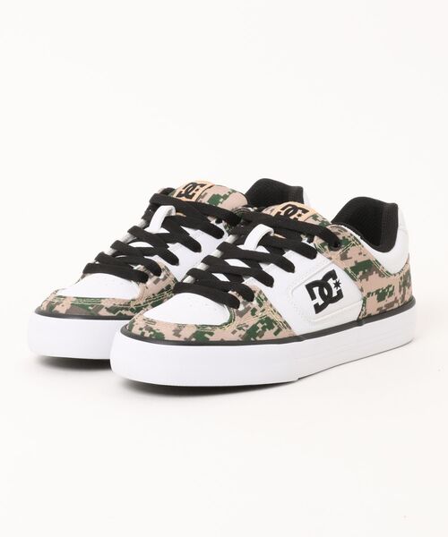 DC SHOES(ディーシーシューズ)の「DC SHOES メンズ PURE SE SN シューズ 【2026年秋冬モデル】/ローカットスニーカー(スニーカー・メンズ・カモフラージュ/タン/ホワイト系その他・23cm/24cm/25cm/26cm/26.5cm/27cm/27.5cm/28cm/28.5cm/29cm)」の1枚目の写真