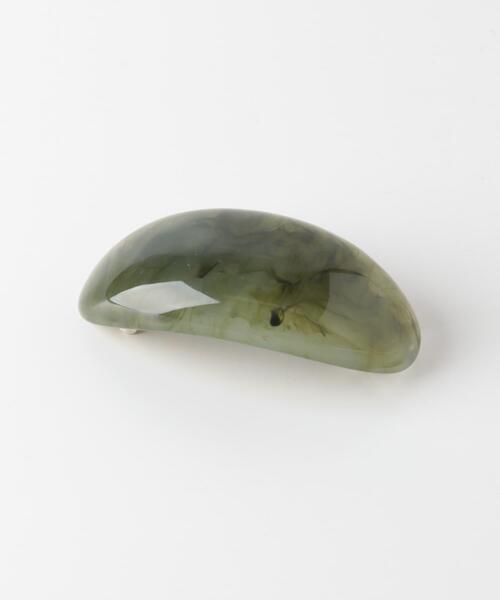SMELLY(スメリー)の「SMELLY so’ textured stone barrette(バレッタ/ヘアクリップ・レディース・カーキ/ベージュ・-)」の13枚目の写真