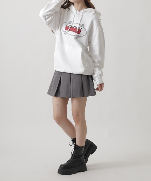 FUNALIVE（ファンアライブ）の「ﾐｶｰﾚ プリントパーカー（パーカー・レディース・ホワイト・S）」の7枚目の写真