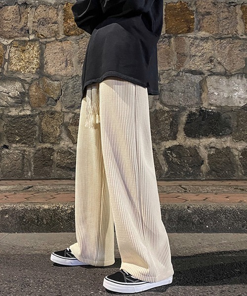 Ressaca(レサーカ)の「裏起毛コーデュロイイージーパンツ(その他パンツ・メンズ・チャコール/ブラック/オフホワイト・M/XL/L)」の2枚目の写真