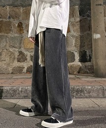 裏起毛コーデュロイイージーパンツ