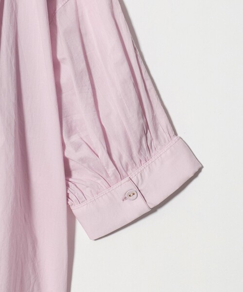 Pheeta（フィータ）の「＜Pheeta＞Trinity ノーカラー シャツ / 016C-64（シャツ/ブラウス・レディース・ホワイト/ライトピンク/ブラウン系・FREE）」の18枚目の写真