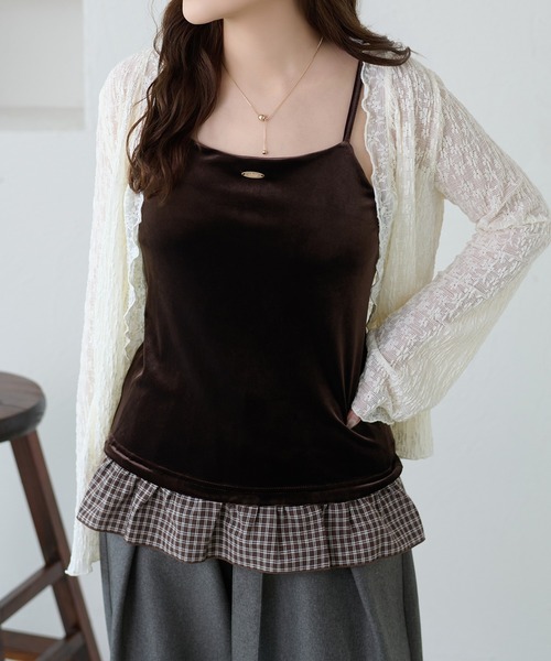 FRILL PLEATS TANK TOP（タンクトップ）｜EIMY ISTOIRE（エイミー