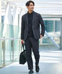 green label relaxing（グリーンレーベルリラクシング）の「【WEB限定】JUST fit WORKIST セットアップ -ストレッチ-（セットアップ）」