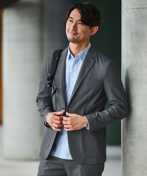 green label relaxing(グリーンレーベルリラクシング)の「【WEB限定】JUST fit WORKIST セットアップ -ストレッチ-(セットアップ・メンズ・ダークブラウン/ネイビー/ダークグレー・XL/XS/XXL/L/M/S)」の22枚目の写真