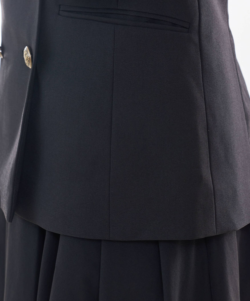 NARACAMICIE(ナラカミーチェ)の「【NARACAMICIE】ダブルブレストジャケット(ダウンジャケット/コート・レディース・ブラック/ネイビー・L/M)」の17枚目の写真