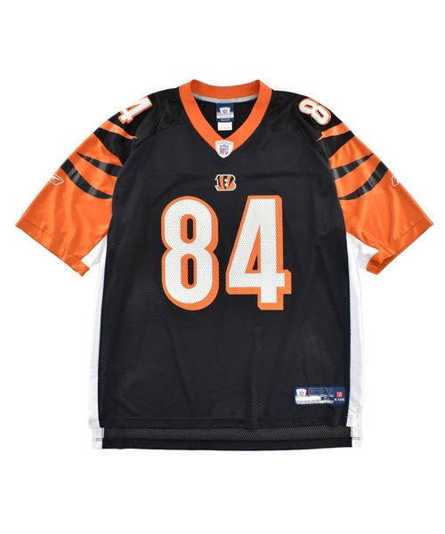 LABORATORY R(ラボラトリーアール)の「【USED】REEBOK “NFL Cincinnati Bengals #84” ゲームシャツ(Tシャツ/カットソー・メンズ・ブラック・X-LARGE)」の1枚目の写真