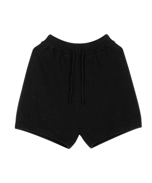 VLETI（ブレッティ）の「[Cotton 100%] Round Cardigan & Half Pant Knit Set Up (Black)（カーディガン/ボレロ・レディース・ブラック・FREE）」の3枚目の写真